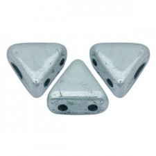 Les perles par Puca® Kheops beads Opaque blue ceramic look 03000/14464